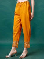 Embroidered Kurta With Pant & Embroidered Printed Dupatta, Multicolor - Hiral Fashion - Distacart