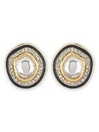 Blue Oval Drop Earrings - Ruby Raang - Distacart