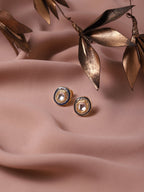 Blue Oval Drop Earrings - Ruby Raang - Distacart