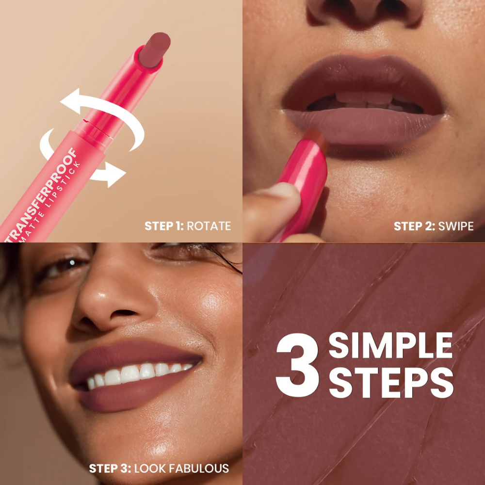 NY Bae Transfer-proof Matte Crayon Lipstick – Darling 02