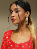 Silver Gold-Plated Contemporary Jhumkas Earrings - Ruby Raang - Distacart