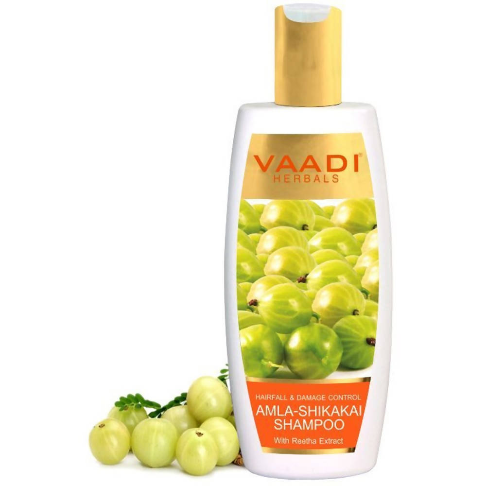 Vaadi Herbals Amla Shikakai Shampoo - Distacart