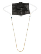 Gold-Toned Embellished Mask Chain - Ruby Raang - Distacart