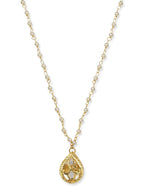 Women's Gold-Plated Chain Necklace - Ruby Raang - Distacart