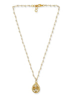 Women's Gold-Plated Chain Necklace - Ruby Raang - Distacart