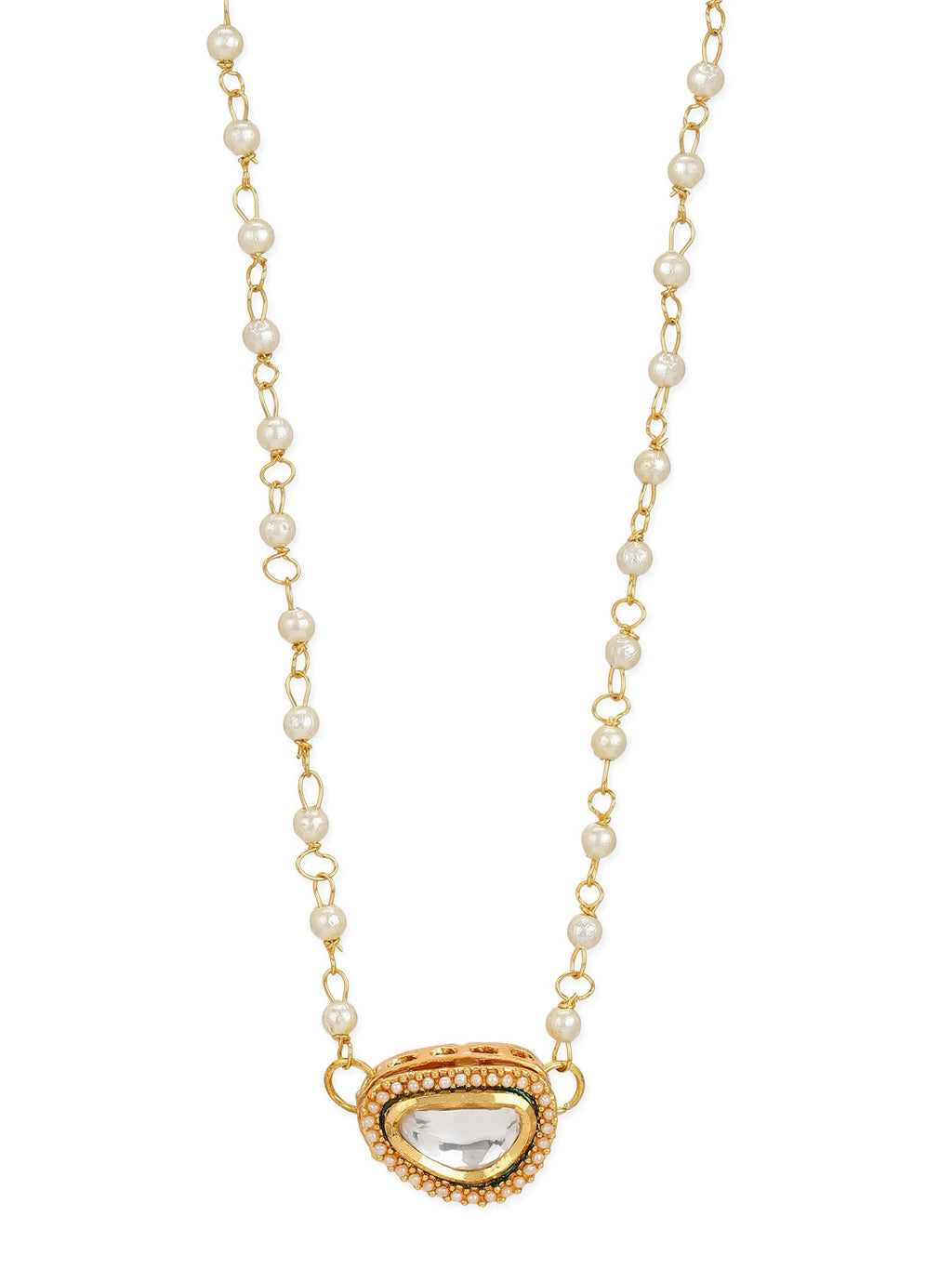 Gold-Plated White Brass Chain - Ruby Raang - Distacart