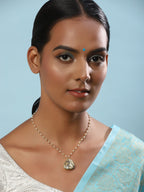 Gold-Plated White Chain - Ruby Raang - Distacart