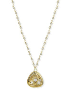 Gold-Plated White Chain - Ruby Raang - Distacart