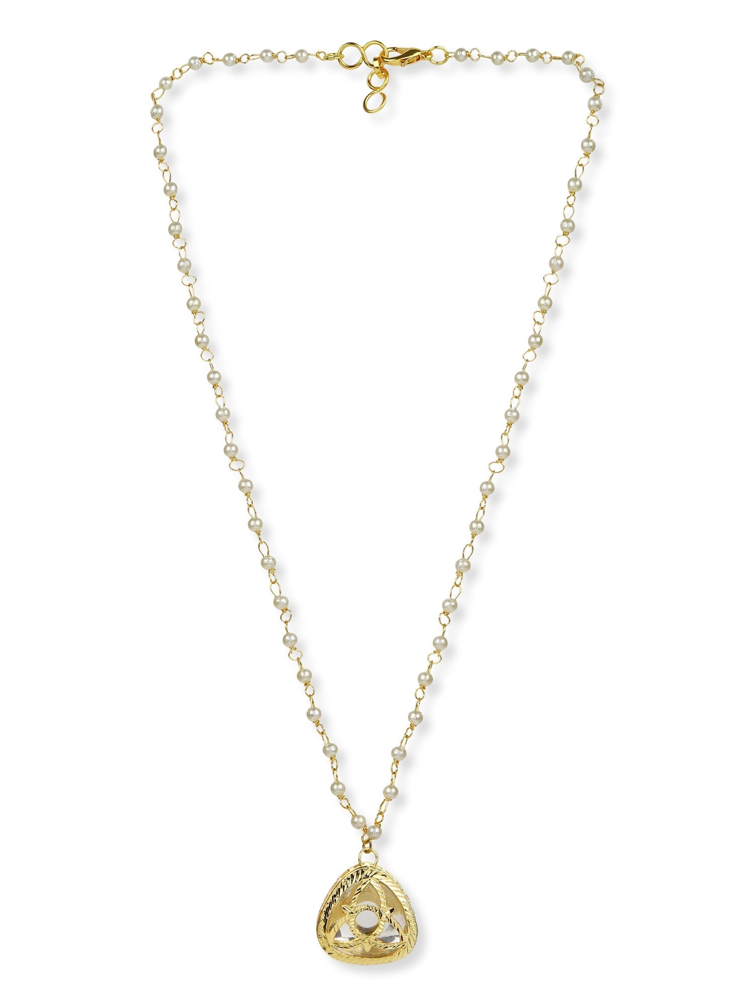 Gold-Plated White Chain - Ruby Raang - Distacart
