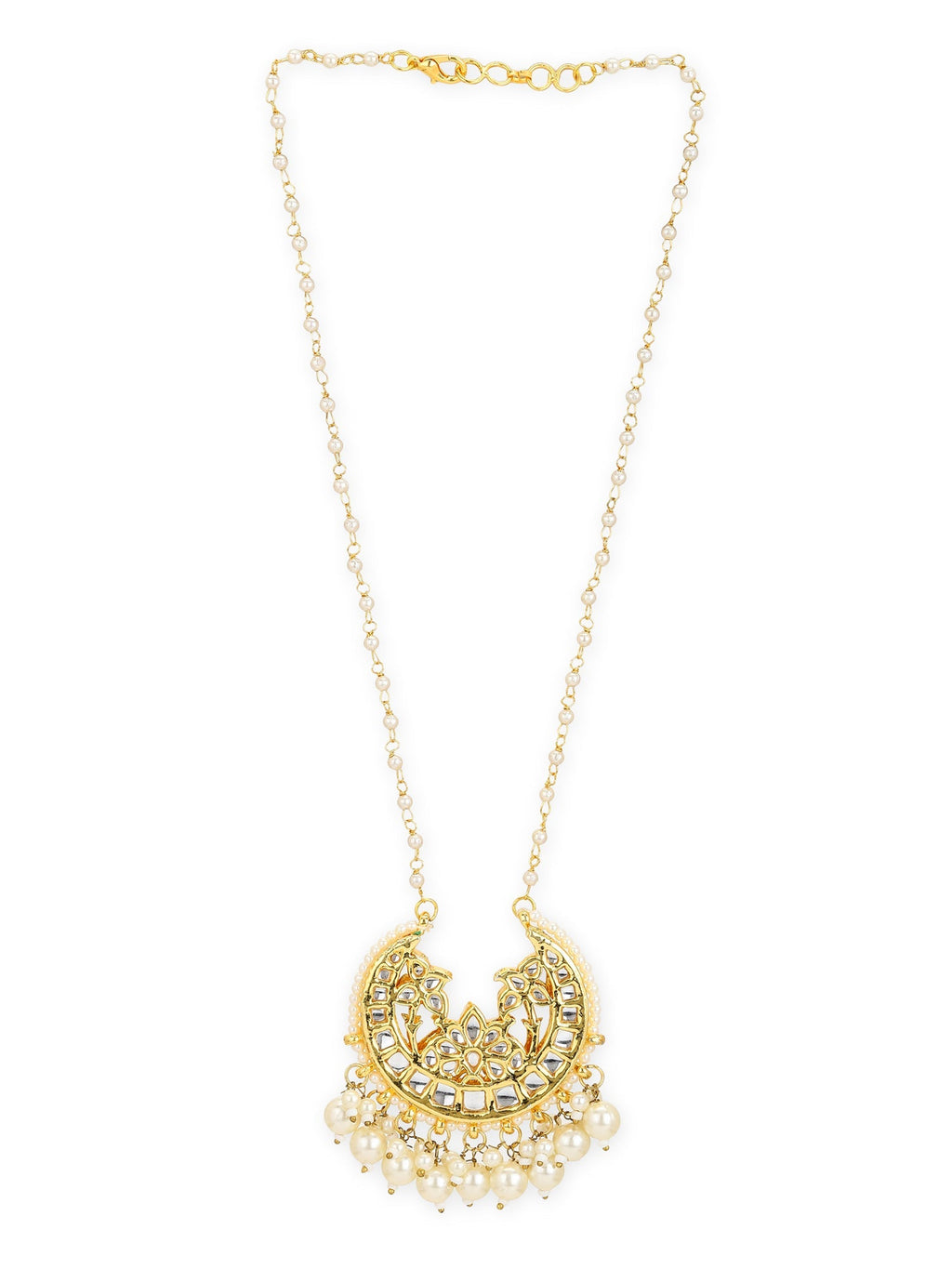 White Gold-Plated Brass Chain - Ruby Raang - Distacart