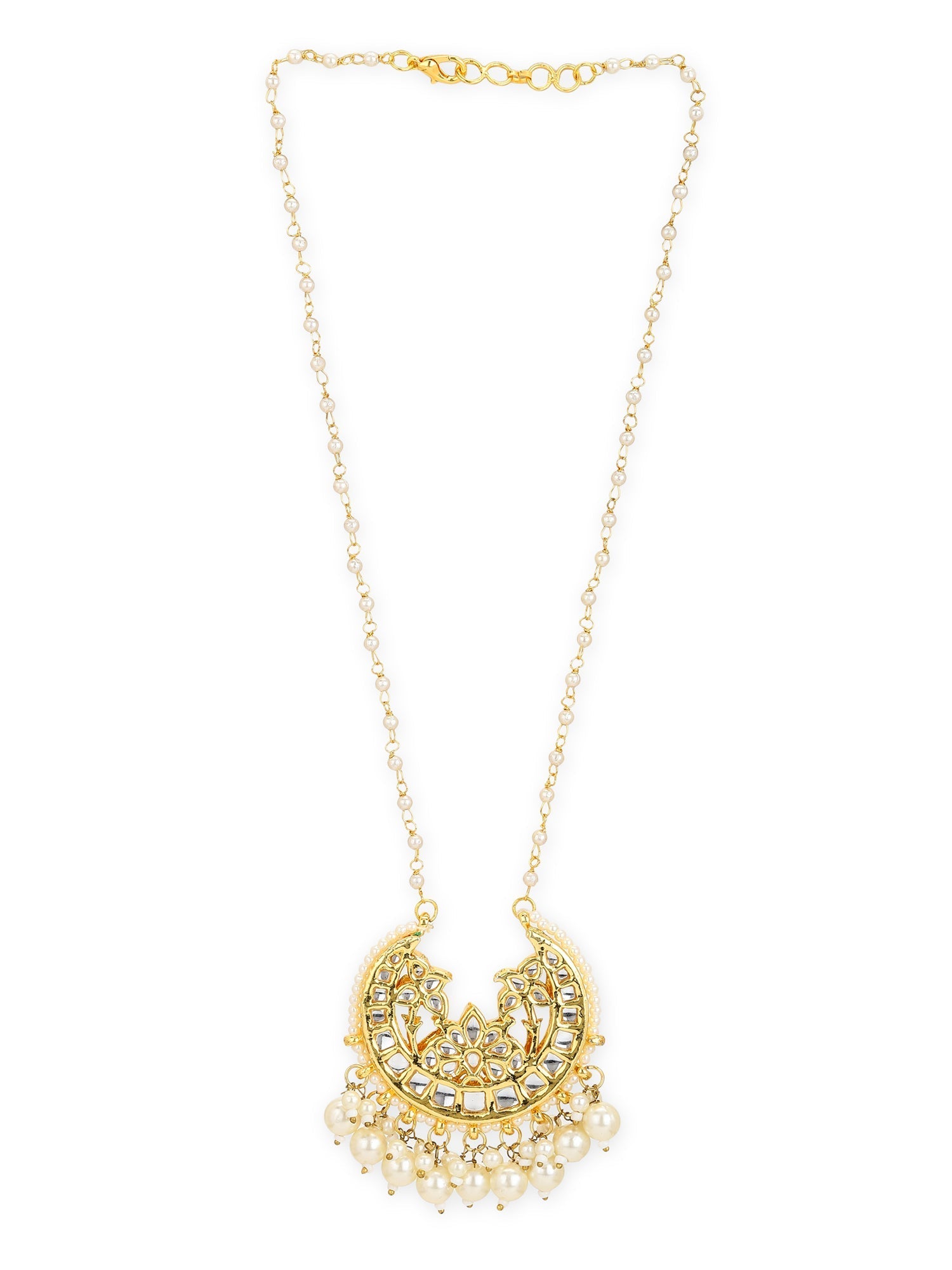 White Gold-Plated Brass Chain - Ruby Raang - Distacart
