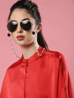 Beaded Embellished Mask Chain - Ruby Raang - Distacart