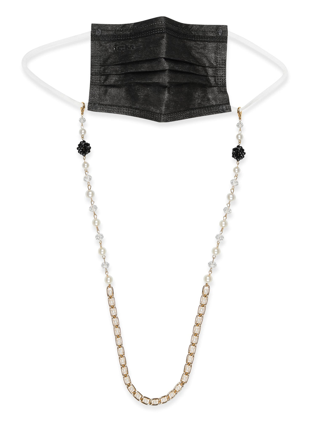 Beaded Embellished Mask Chain - Ruby Raang - Distacart