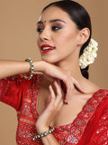 Kundan Meenakari Bangles (set of 2) - Ruby Raang - Distacart