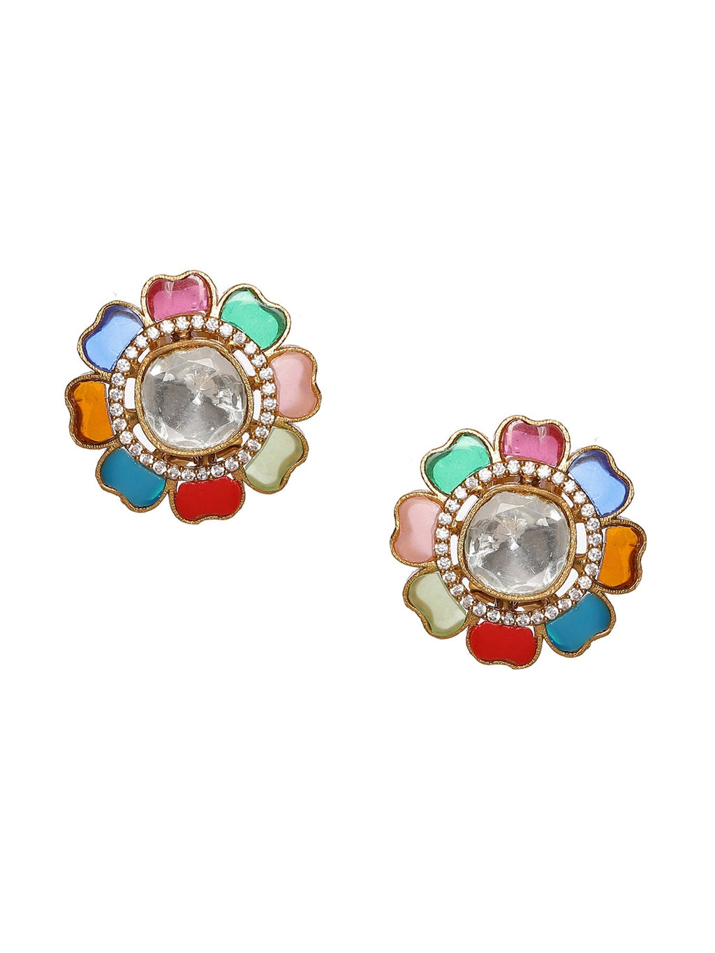 Round Multi Studs - Ruby Raang - Distacart
