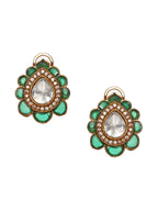 Teardrop Green Studs - Ruby Raang - Distacart