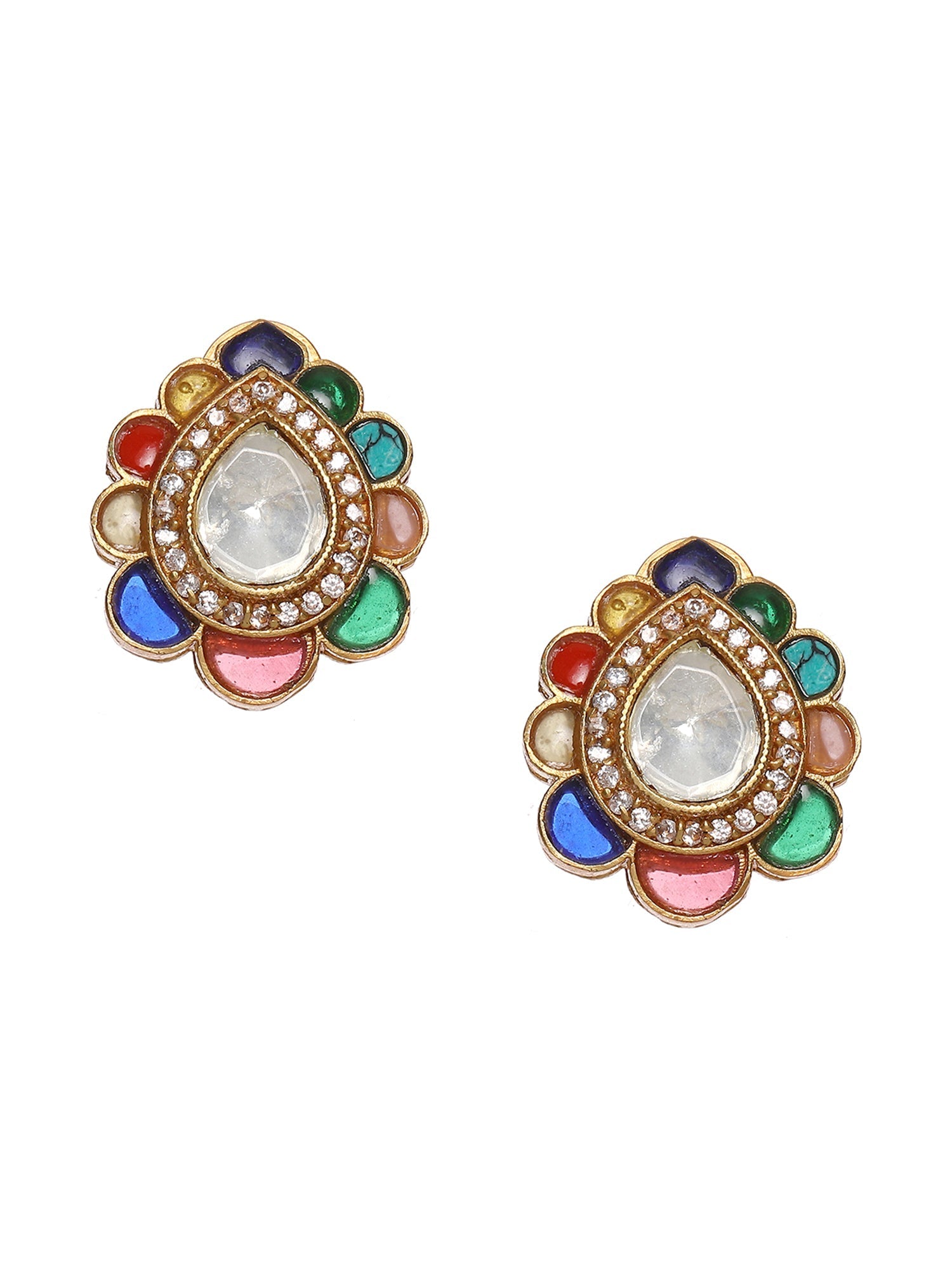 Teardrop Multi Studs - Ruby Raang - Distacart