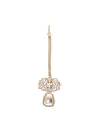 Kundan Maang Tikka with Diamonds - Ruby Raang - Distacart
