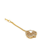 Kundan Maang Tikka with Diamonds - Ruby Raang - Distacart
