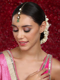 Kundan Maang Tikka with Meenakari - Ruby Raang - Distacart
