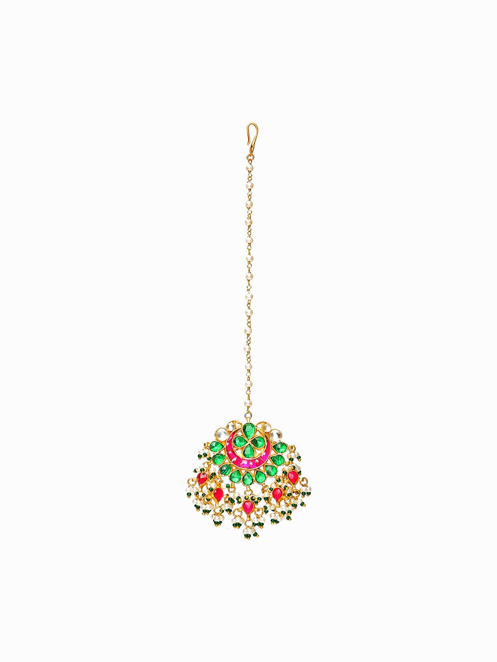 Multi Meenakari Maang Tikka - Ruby Raang - Distacart