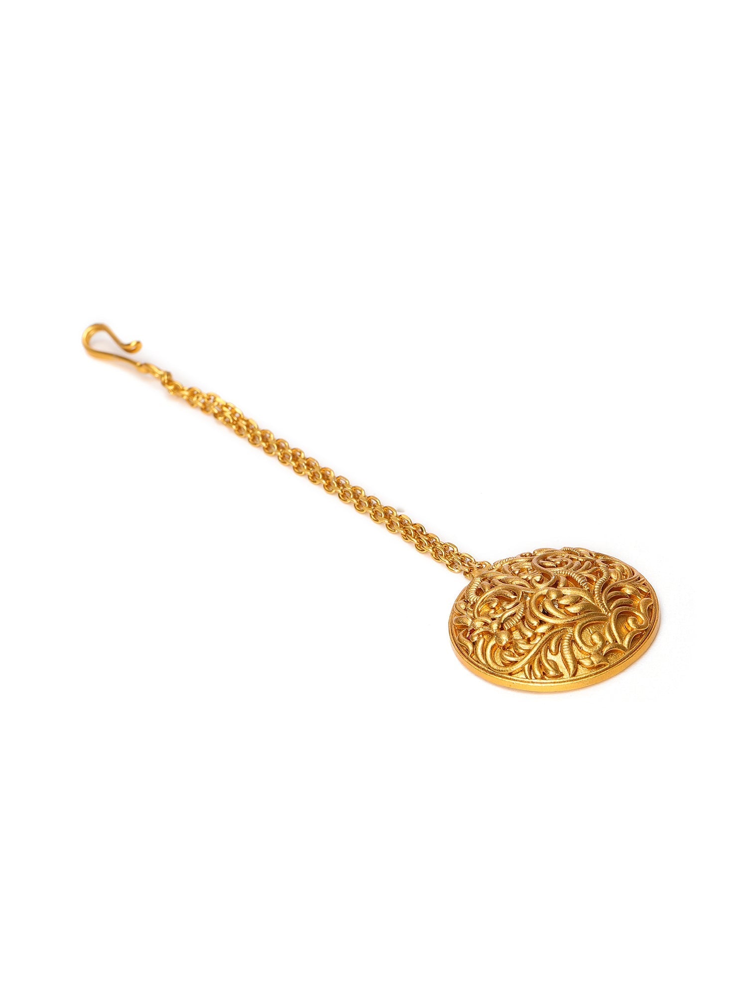 Golden Maang Tikka - Ruby Raang - Distacart
