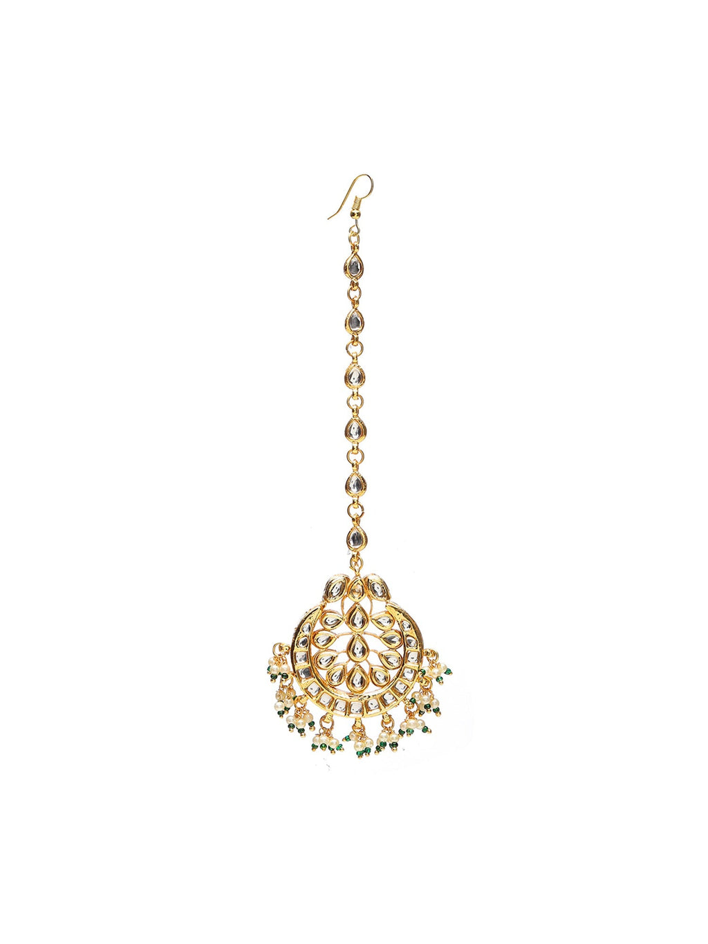Kundan Chand Maang Tikka - Ruby Raang - Distacart