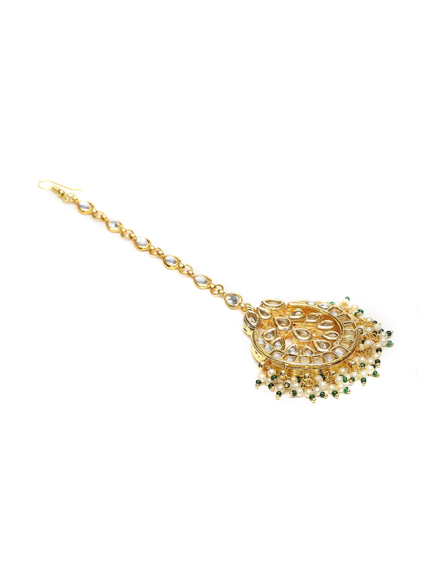 Kundan Chand Maang Tikka - Ruby Raang - Distacart