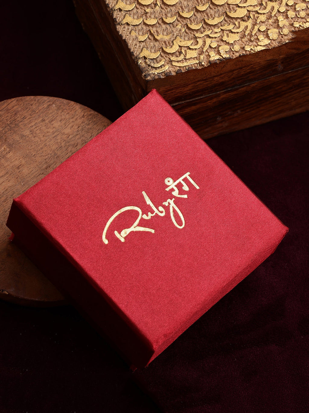 Kundan Chand Maang Tikka - Ruby Raang - Distacart