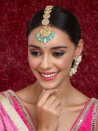 Kundan Maang Tikka - Ruby Raang - Distacart