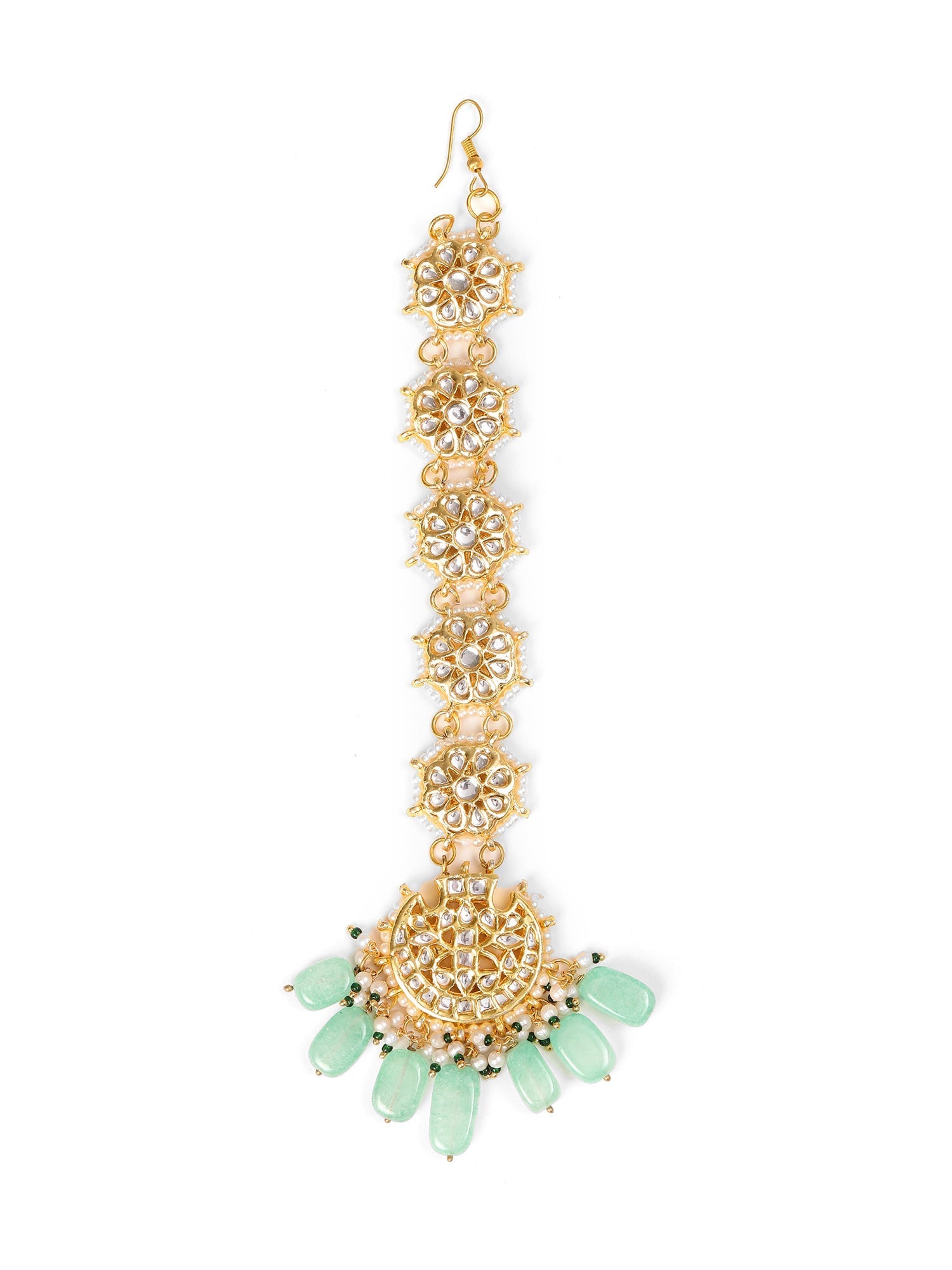 Kundan Maang Tikka - Ruby Raang - Distacart