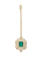 Round oversized Kundan Earrings - Ruby Raang - Distacart
