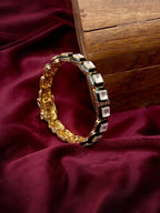 Kundan and Meenakari Bangle - Ruby Raang - Distacart