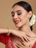 Kundan Bangles (set of 2) - Ruby Raang - Distacart
