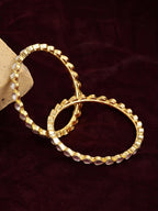 Kundan Bangles (set of 2) - Ruby Raang - Distacart