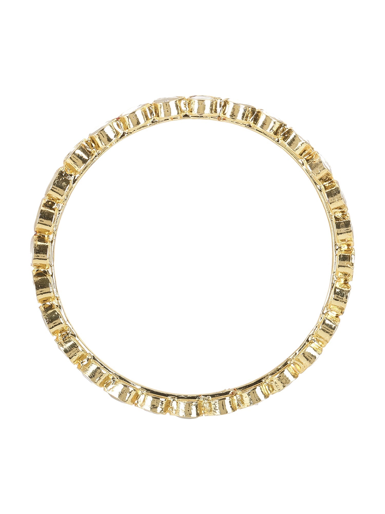 Kundan Bangles (set of 2) - Ruby Raang - Distacart