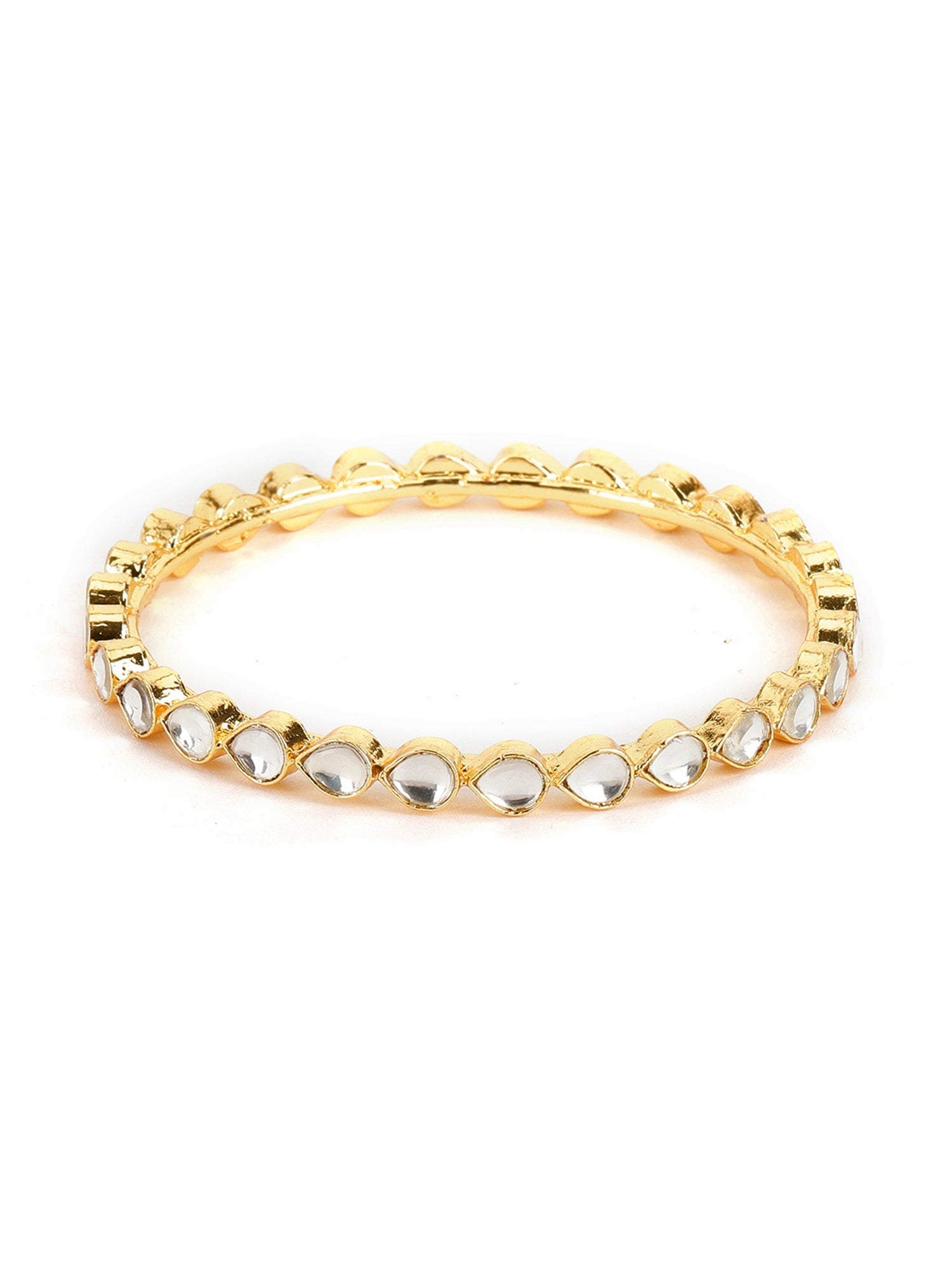 Kundan Bangles (set of 2) - Ruby Raang - Distacart