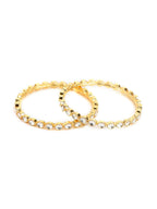 Kundan Bangles (set of 2) - Ruby Raang - Distacart