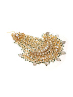 Kundan and Stone Passa/Jhoomer - Ruby Raang - Distacart