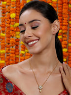 Long Kundan Necklace - Ruby Raang