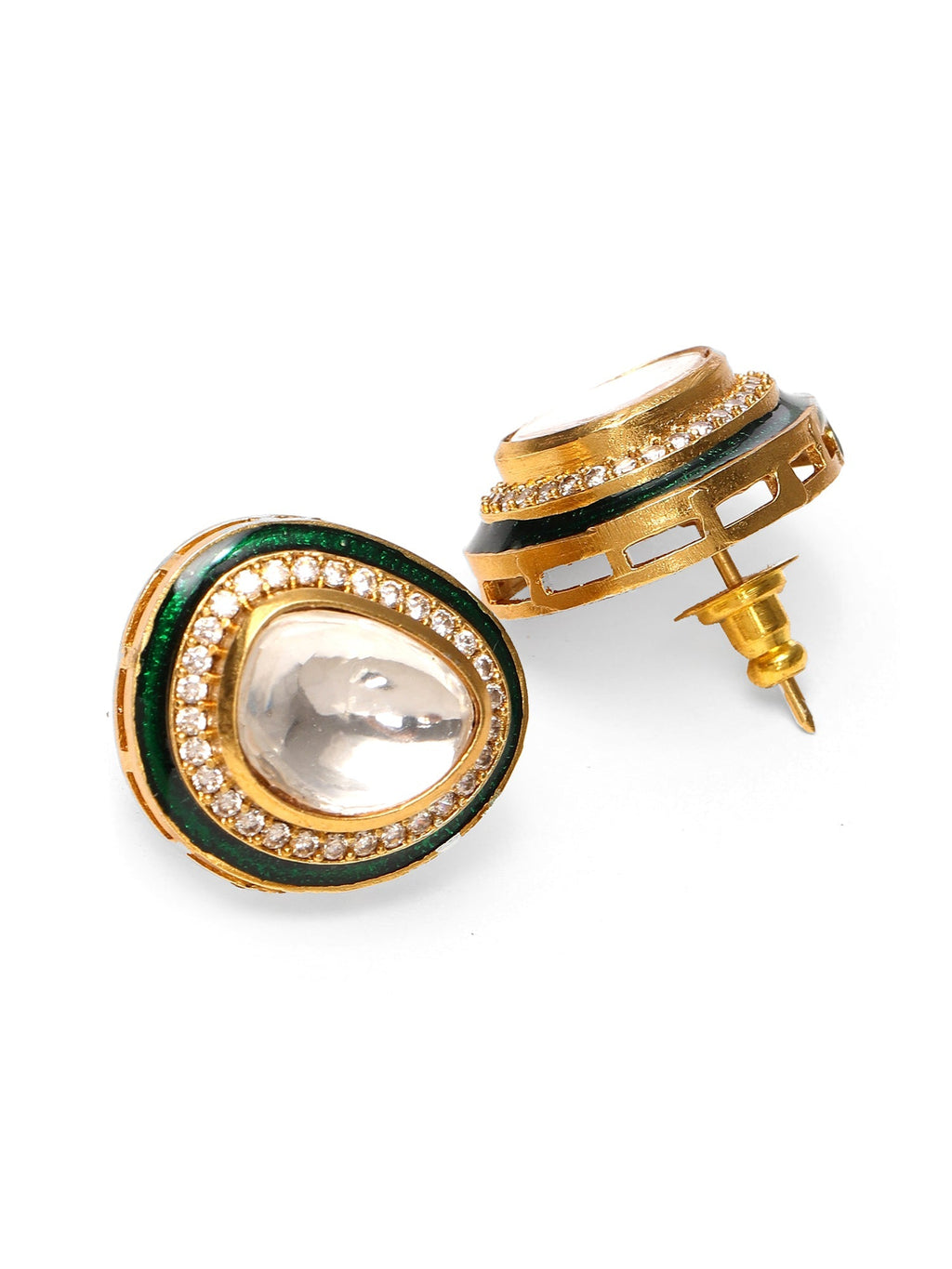 Hasli Neckpiece with Studs - Ruby Raang