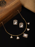 Hasli Neckpiece with Studs - Ruby Raang