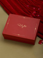 Long Pearl Layered Necklace with Pendant and Matching Earrings - Ruby Raang