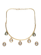 Kundan Hasli with Matching Studs - Ruby Raang