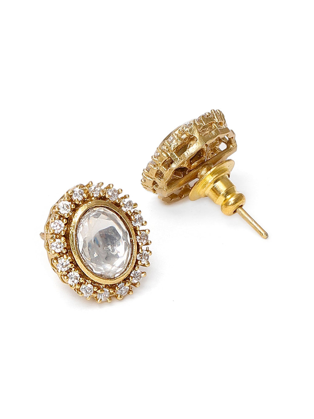 Kundan Hasli with Matching Studs - Ruby Raang