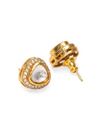 Hasli with Kundan & Mossainite & Matching Studs - Ruby Raang