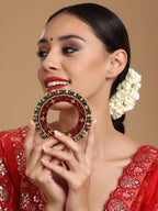 Meenakari Handcrafted Heavy Bangle - Ruby Raang - Distacart