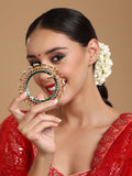 Multi Meenakari Handcrafted Heavy Bangle - Ruby Raang - Distacart