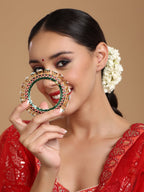 Multi Meenakari Handcrafted Heavy Bangle - Ruby Raang - Distacart