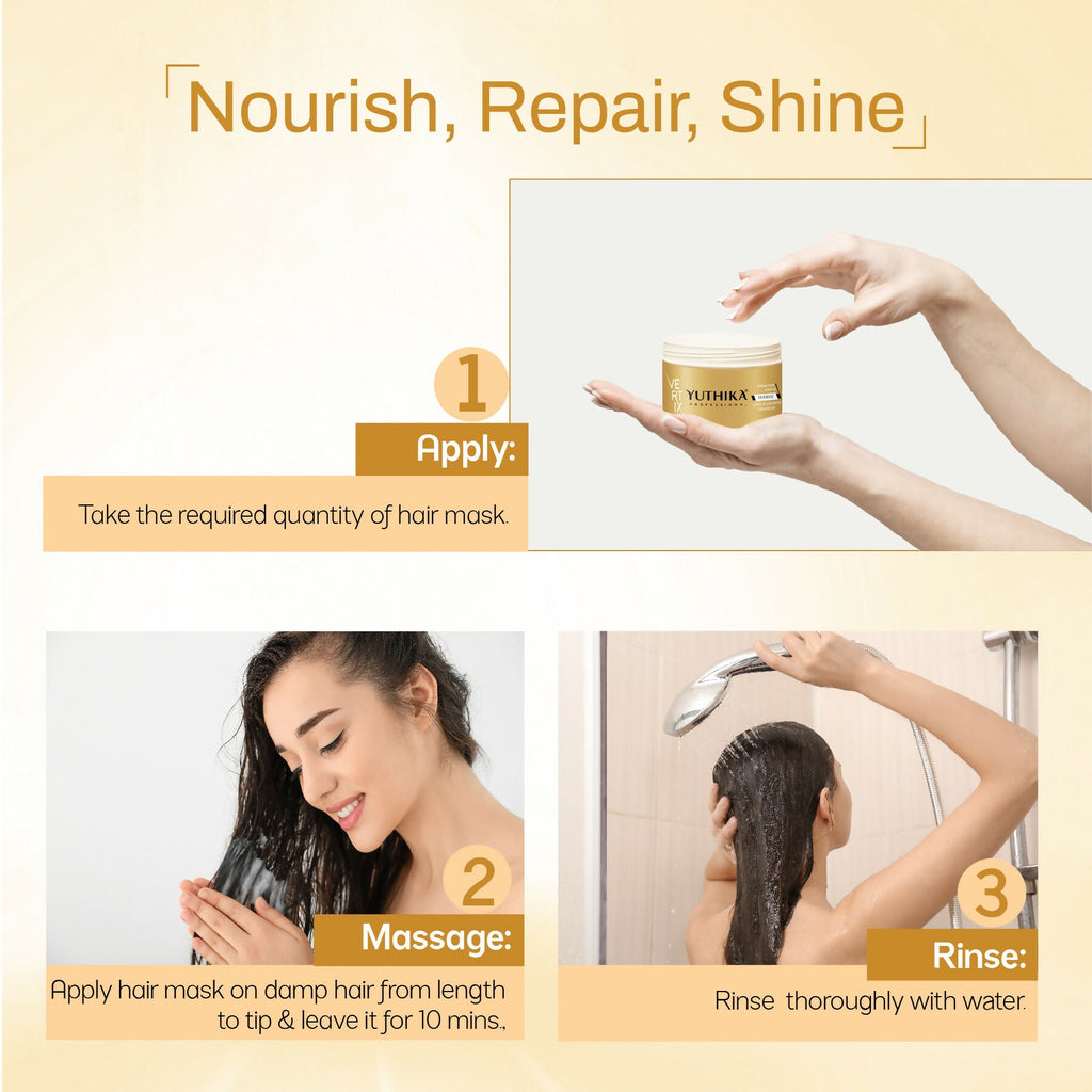 Yuthika Professional Vertix Hydrolyzed Keratin Hair Mask For Women & Men